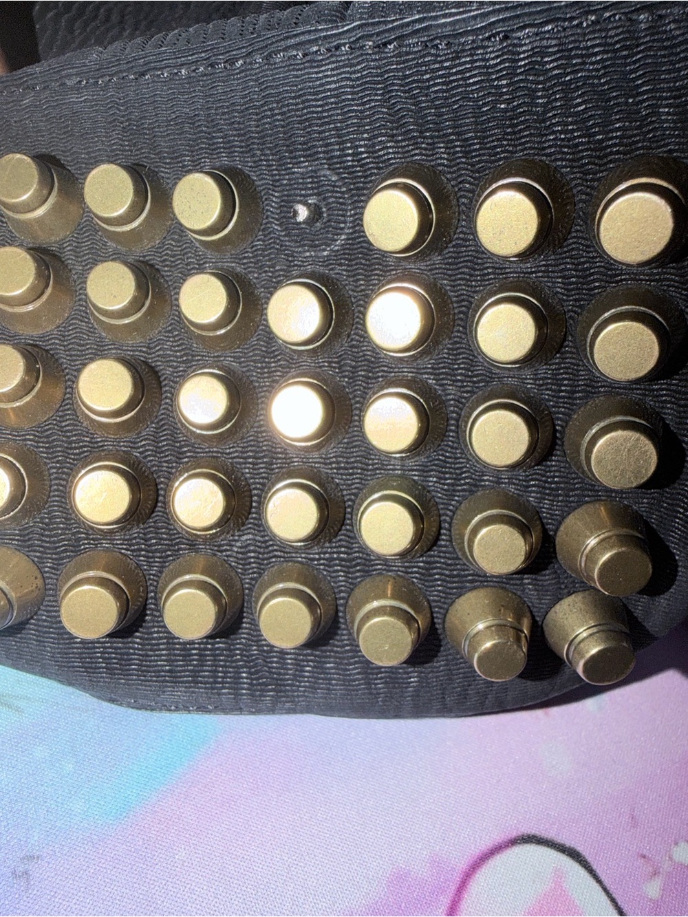 Alexander Wang Black Satchel with Studded Base **missing stud** - Picture 7 of 7